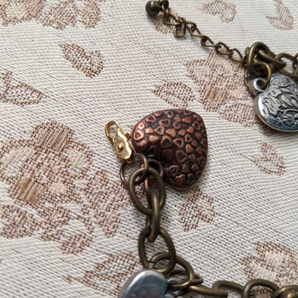 ⚡FREE W BUNDLE⚡ Mixed Metal Heart Bracelet - Picture 2 of 2